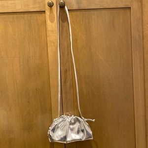 Silver dumpling bag